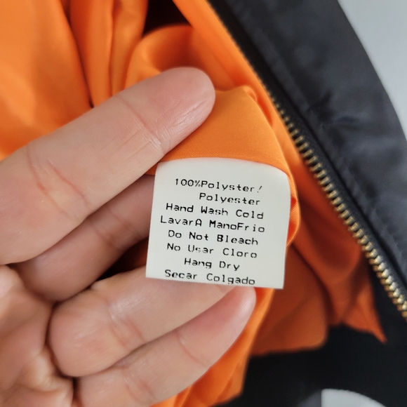 Women's MOD REF black zip front minimalist casual short length bomber jacket - Picture 8 of 11